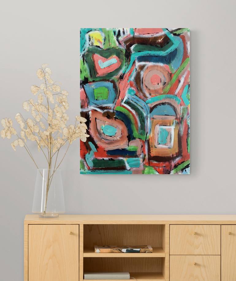 Original Abstract Painting by Niko Ekman