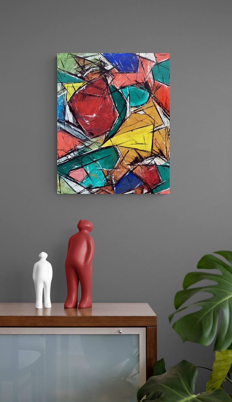 Original Abstract Painting by Niko Ekman