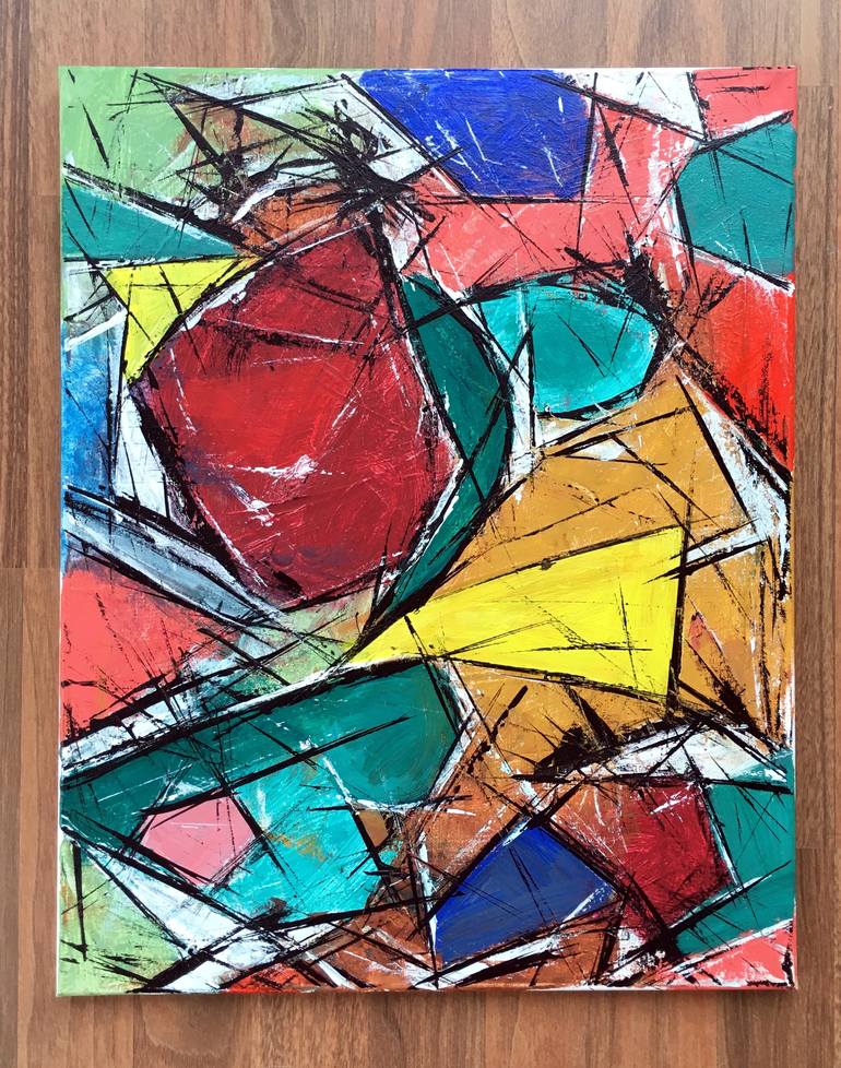 Original Abstract Painting by Niko Ekman