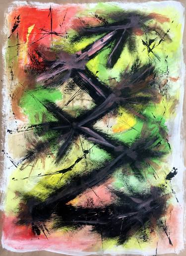 Original Abstract Expressionism Abstract Paintings by Niko Ekman