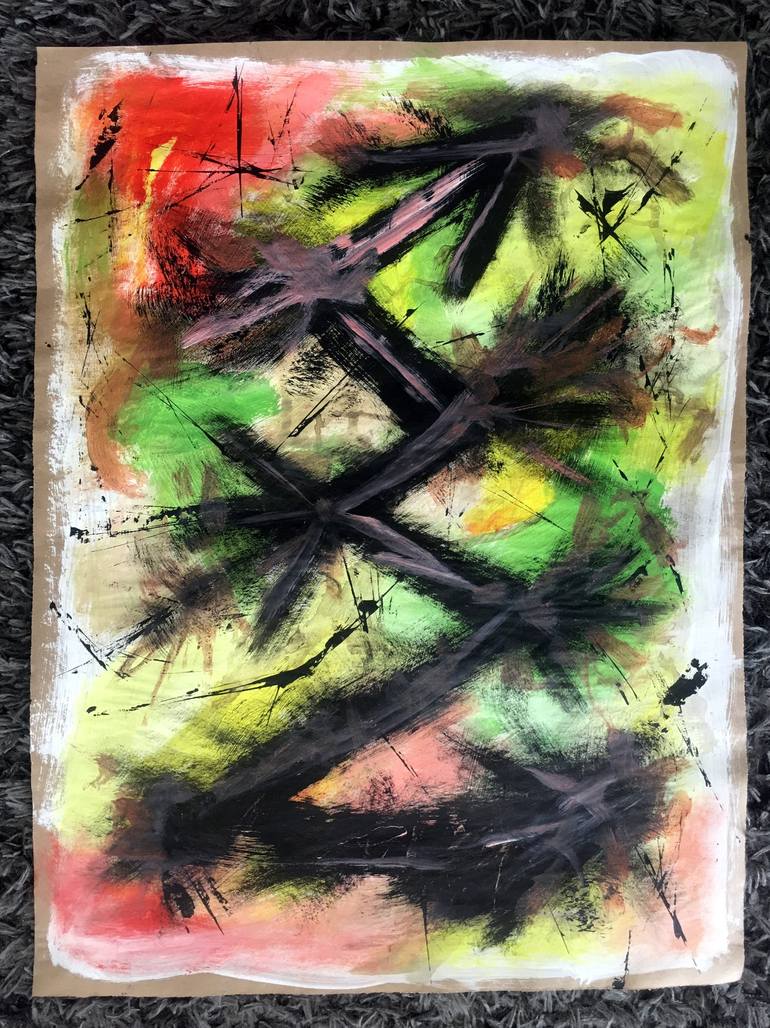 Original Abstract Painting by Niko Ekman