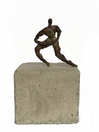 Limited edition 20 Bronze Handcrafted Fight Club Sculpture Series - II thumb