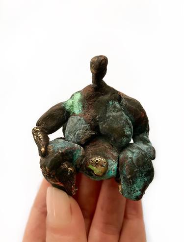 Limited edition Bronze Handcrafted Turkish-Modern Anatolia Sculpture Series- I thumb