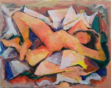 Original Fine Art Nude Paintings by silvio de melo