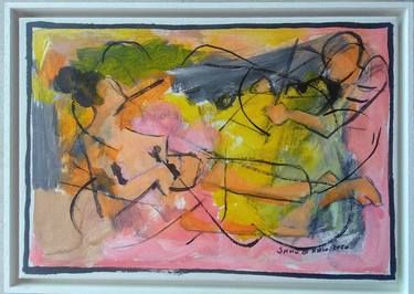 Print of Abstract Expressionism Fantasy Paintings by silvio de melo