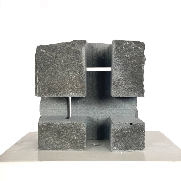 Original Concrete Abstract Sculpture by Christoph Jakob
