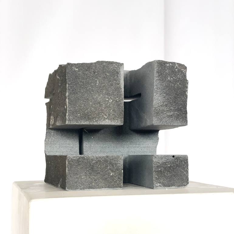 Original Concrete Abstract Sculpture by Christoph Jakob