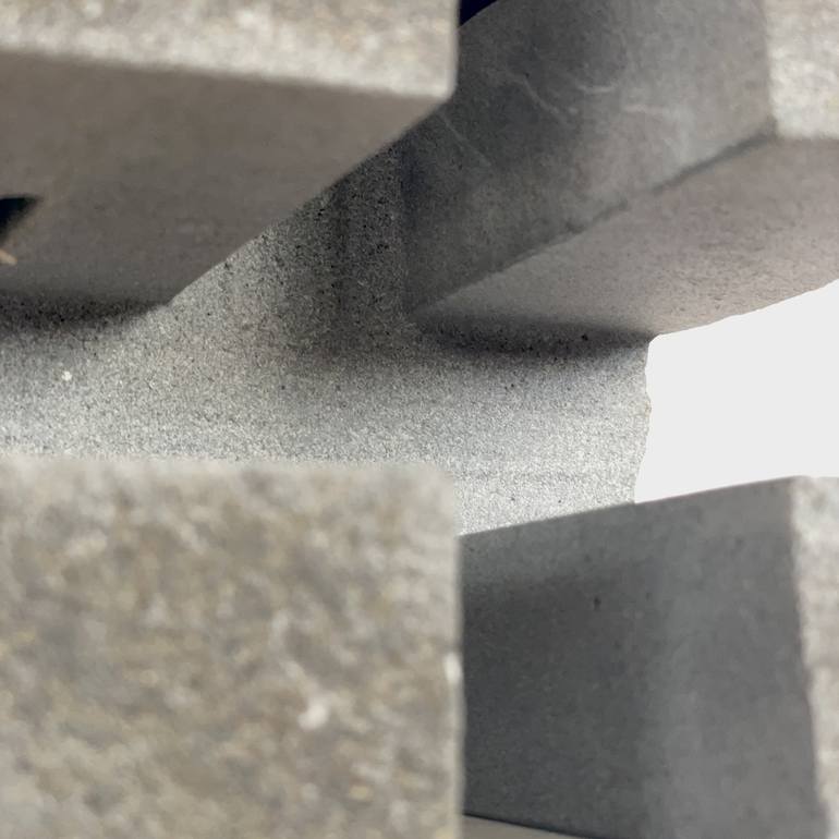 Original Concrete Abstract Sculpture by Christoph Jakob