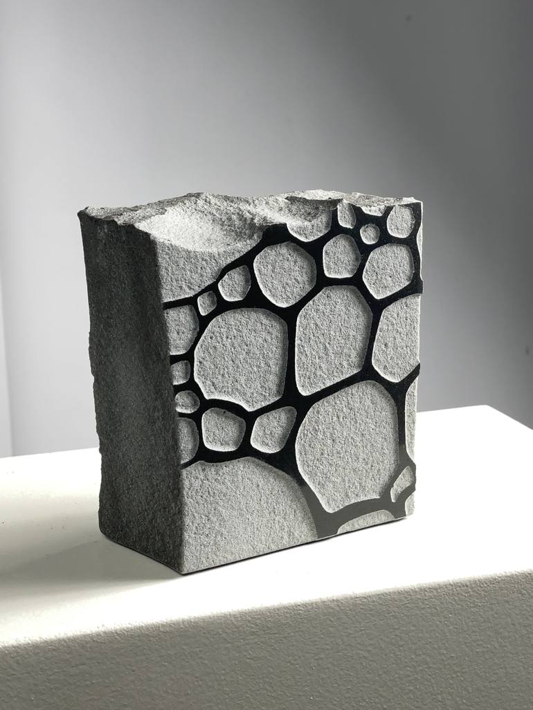 Original Concrete Abstract Sculpture by Christoph Jakob