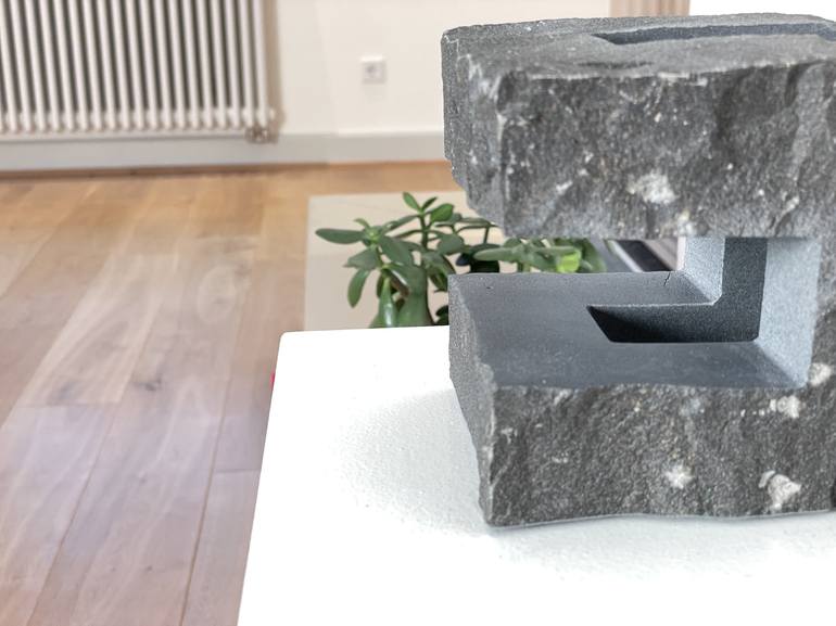 Original stonesculpture Abstract Sculpture by Christoph Jakob