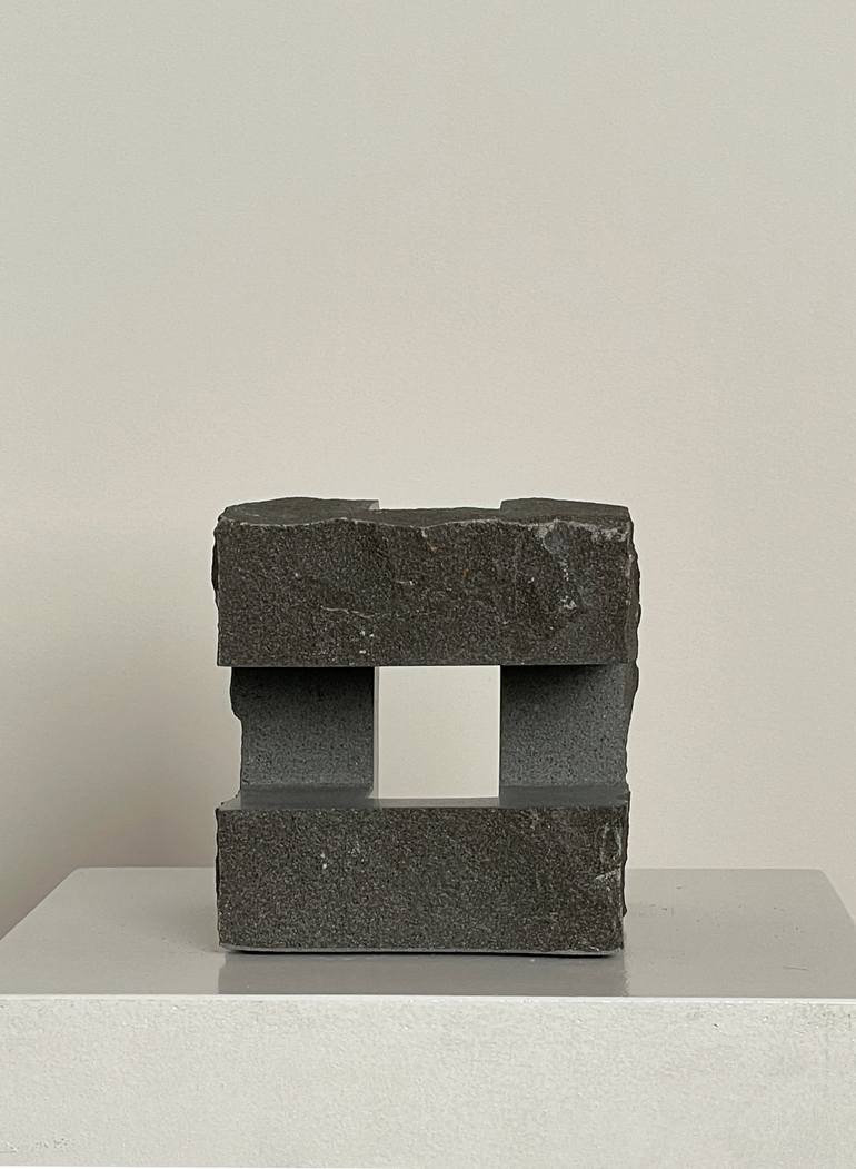 Original stonesculpture Abstract Sculpture by Christoph Jakob