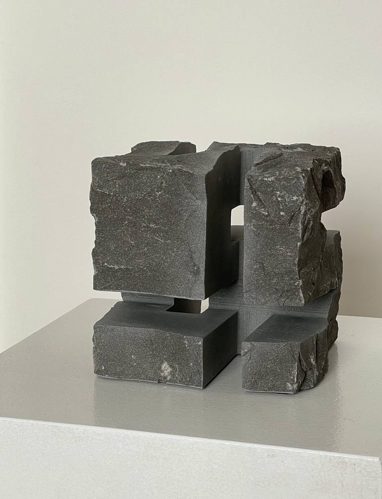 Original stonesculpture Abstract Sculpture by Christoph Jakob
