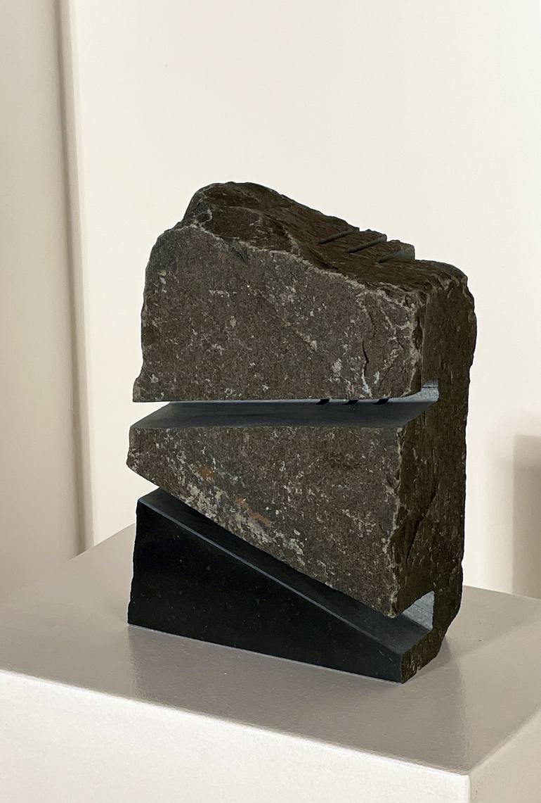 Original stonesculpture Abstract Sculpture by Christoph Jakob