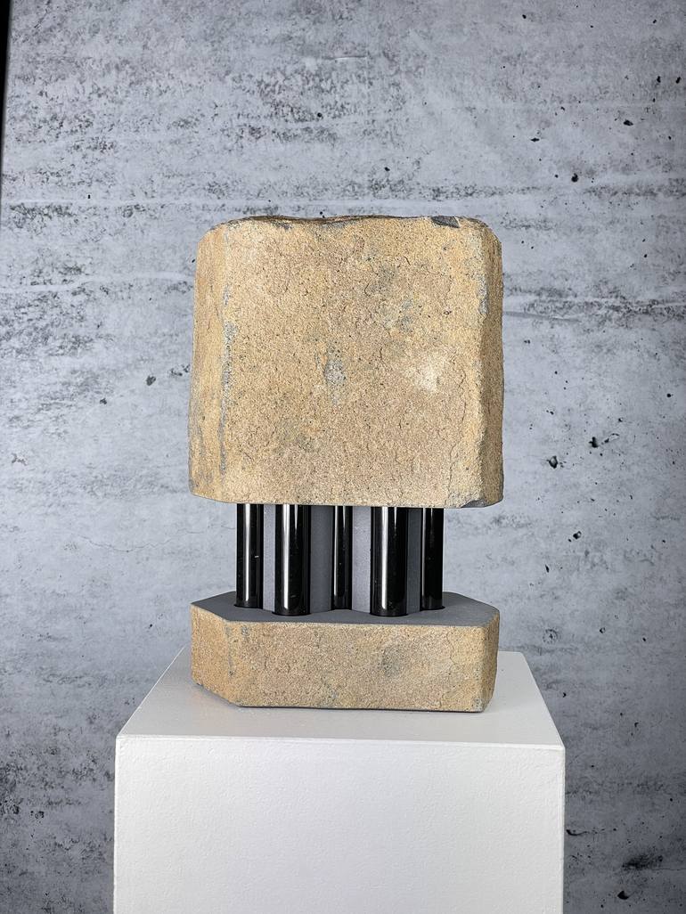Original Abstract contemporaryart stonesculpture Conceptual Figurative Abstract Sculpture by Christoph Jakob