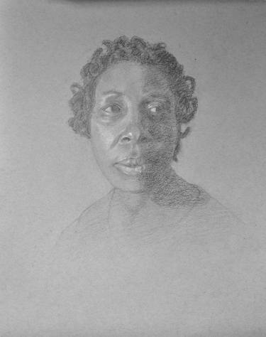 Original Portrait Drawing by Sourena Parham