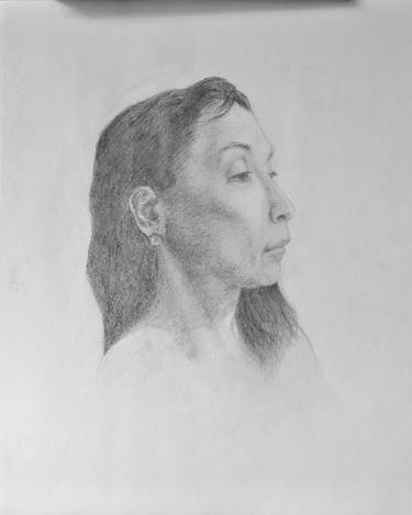 Original Portrait Drawing by Sourena Parham