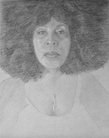 Original Portrait Drawing by Sourena Parham