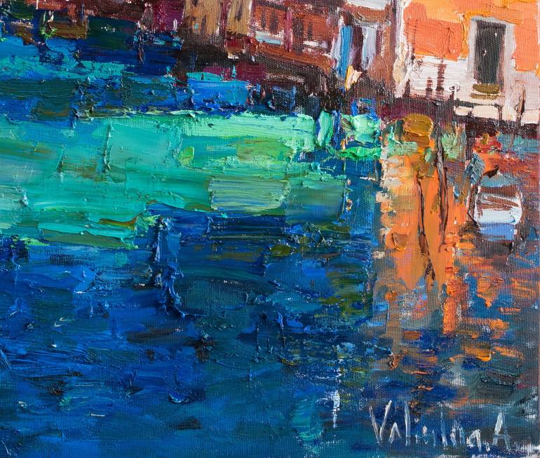 Original Impressionism Architecture Painting by Anastasiia Valiulina