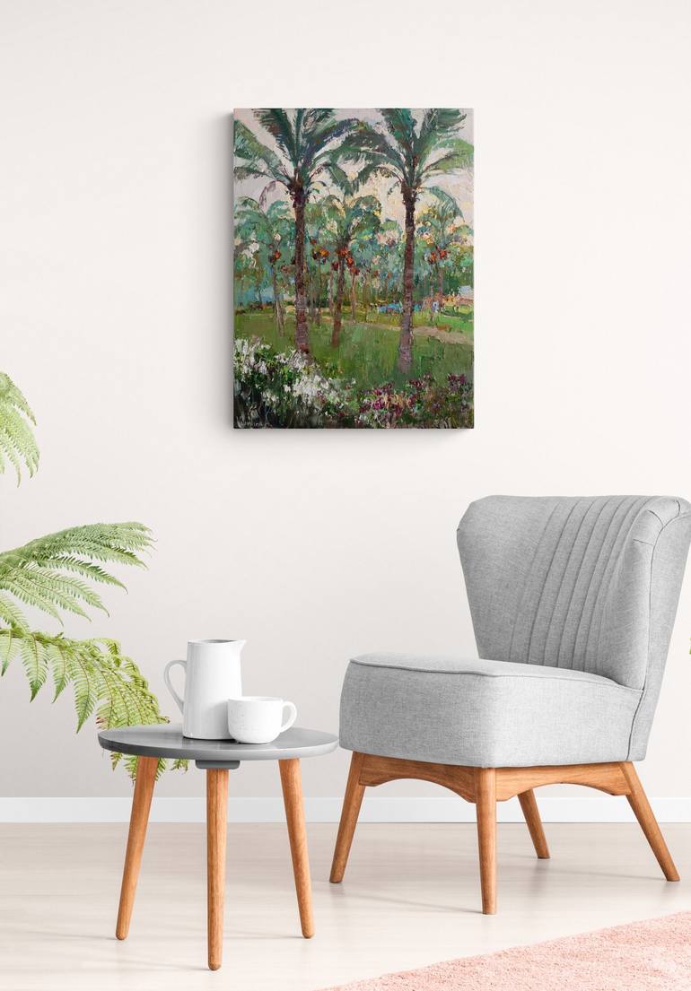 Original Impressionism Landscape Painting by Anastasiia Valiulina