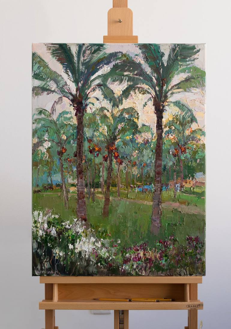 Original Impressionism Landscape Painting by Anastasiia Valiulina