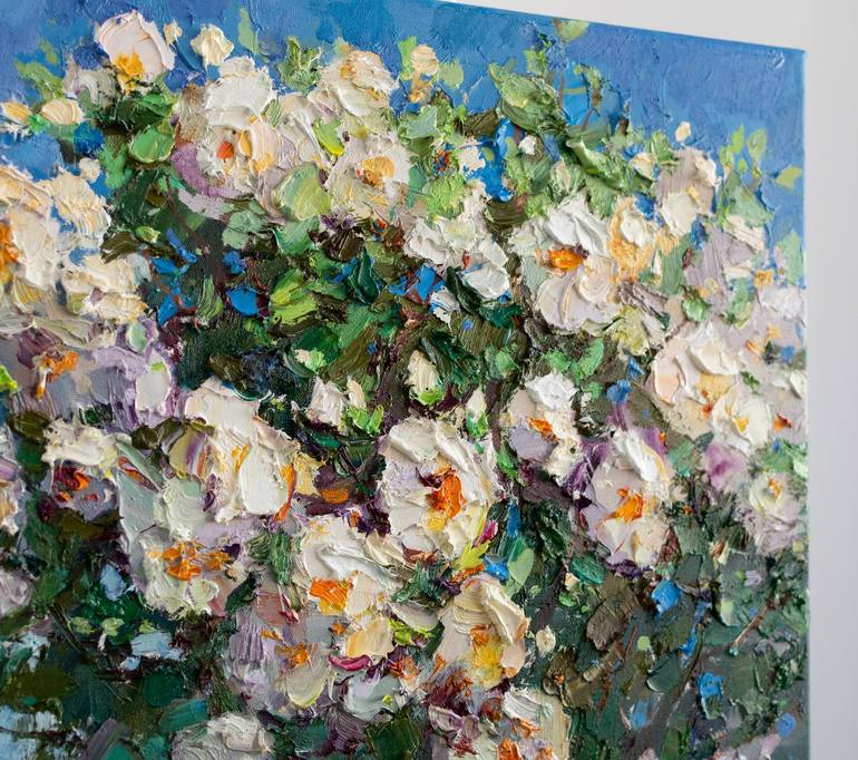 Original Impressionism Botanic Painting by Anastasiia Valiulina