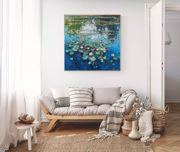 Original Impressionism Nature Painting by Anastasiia Valiulina