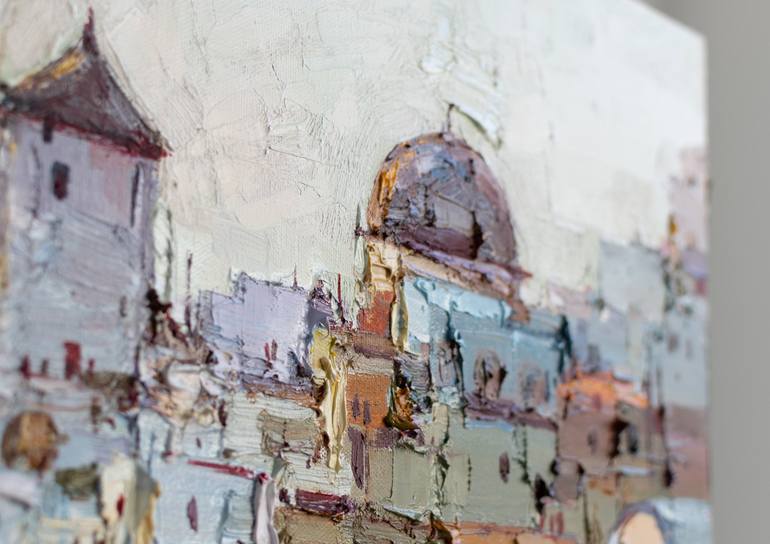 Original Impressionism Architecture Painting by Anastasiia Valiulina