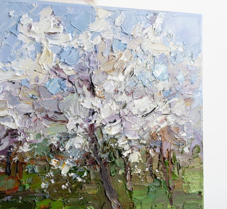 Original Tree Painting by Anastasiia Valiulina