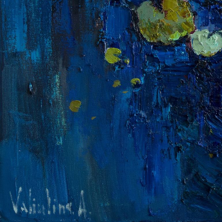 Original Impressionism Floral Painting by Anastasiia Valiulina