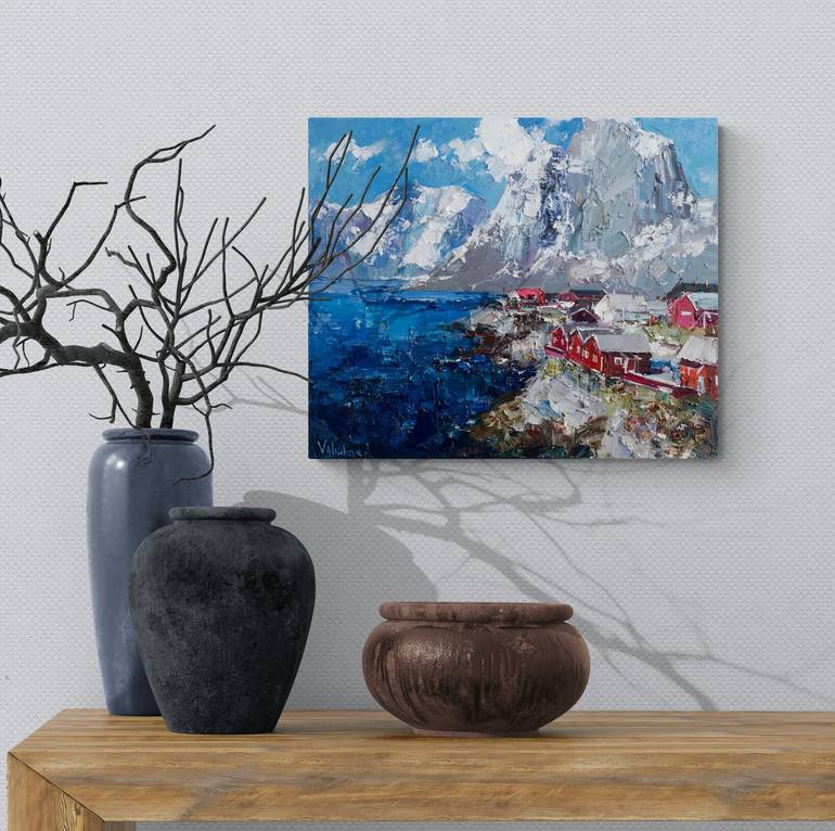 Original Impressionism Landscape Painting by Anastasiia Valiulina