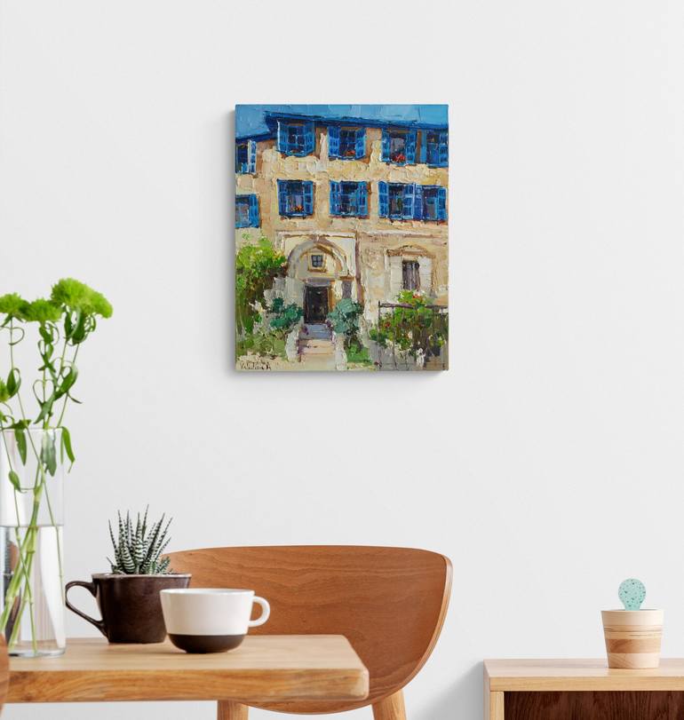 Original Impressionism Architecture Painting by Anastasiia Valiulina