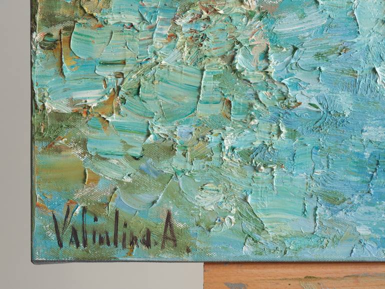 Original Impressionism Architecture Painting by Anastasiia Valiulina