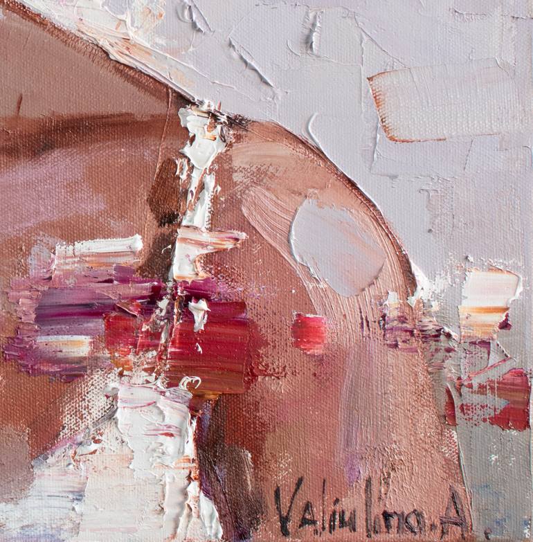Original Impressionism People Painting by Anastasiia Valiulina