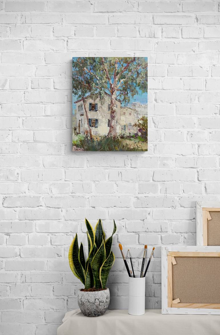 Original Impressionism Landscape Painting by Anastasiia Valiulina