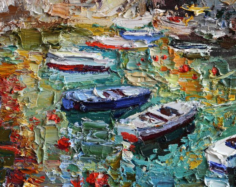 Original Impressionism Landscape Painting by Anastasiia Valiulina