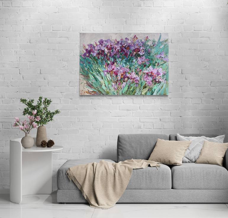 Original Impressionism Botanic Painting by Anastasiia Valiulina