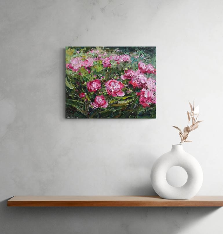 Original Impressionism Botanic Painting by Anastasiia Valiulina