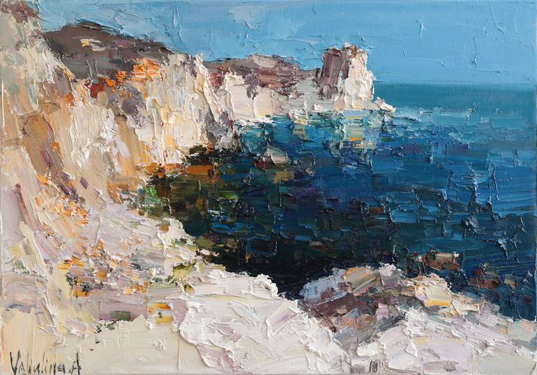 Sea Painting by Anastasiia Valiulina | Saatchi Art