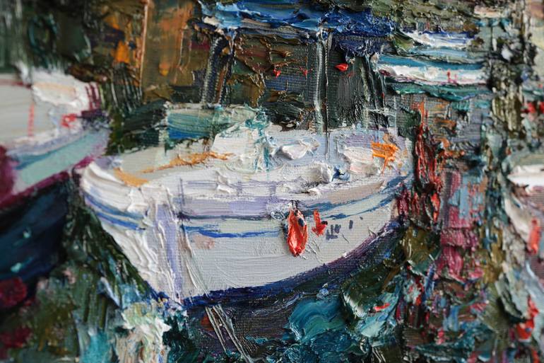 Original Impressionism Landscape Painting by Anastasiia Valiulina