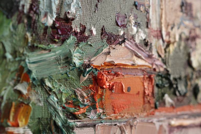 Original Impressionism Landscape Painting by Anastasiia Valiulina