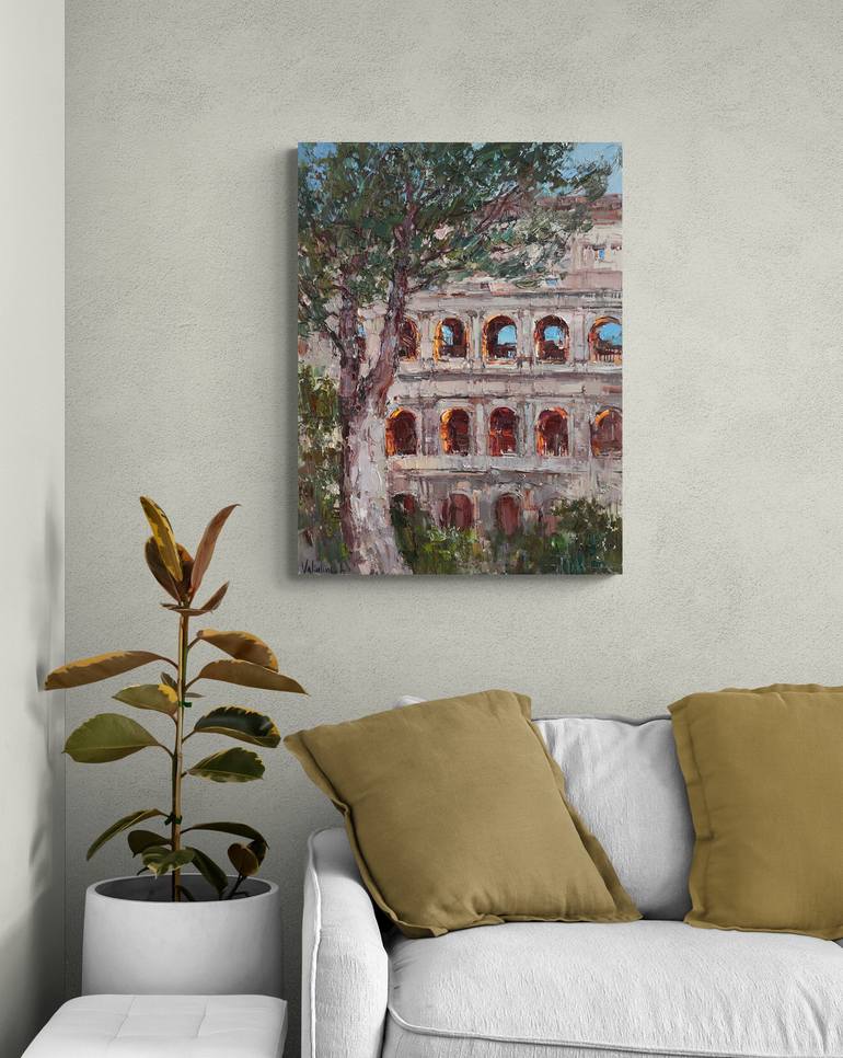 Original Impressionism Cities Painting by Anastasiia Valiulina