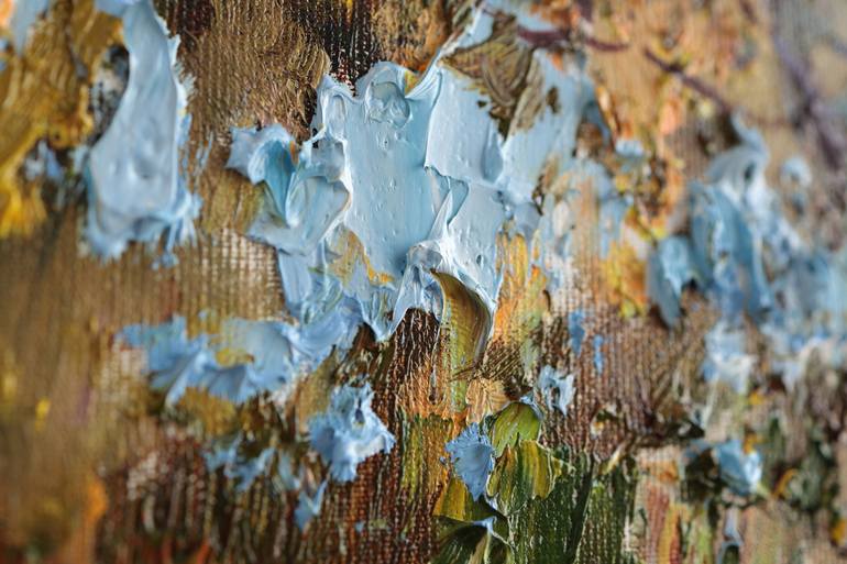 Original Impressionism Nature Painting by Anastasiia Valiulina