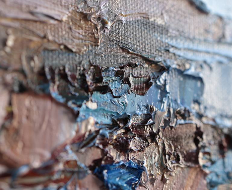 Original Impressionism Seascape Painting by Anastasiia Valiulina