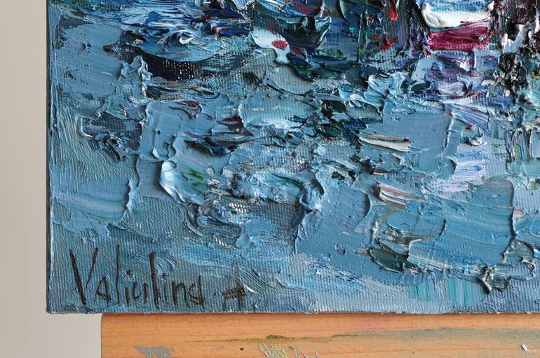 Original Impressionism Landscape Painting by Anastasiia Valiulina