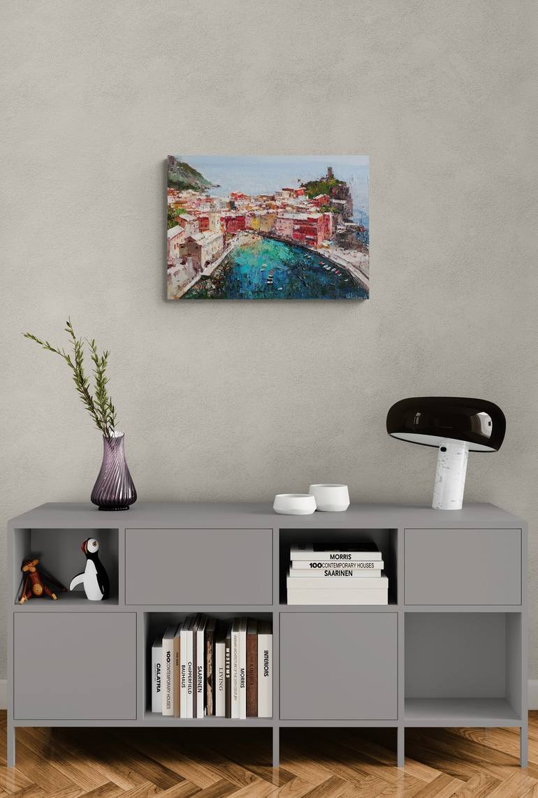 Original Impressionism Travel Painting by Anastasiia Valiulina