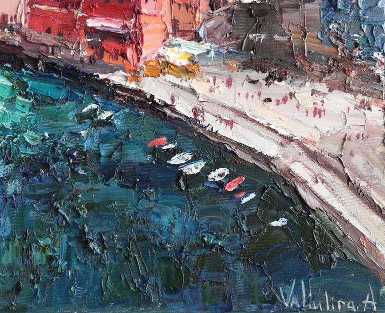 Original Impressionism Travel Painting by Anastasiia Valiulina