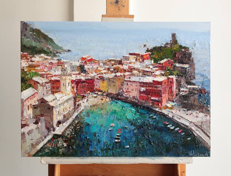 Original Impressionism Travel Painting by Anastasiia Valiulina