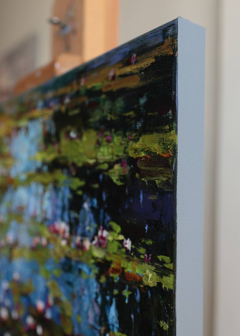 Original Impressionism Nature Painting by Anastasiia Valiulina