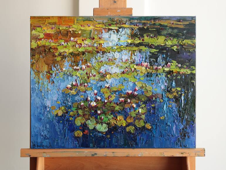 Original Impressionism Nature Painting by Anastasiia Valiulina