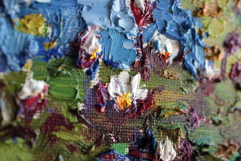 Original Impressionism Nature Painting by Anastasiia Valiulina